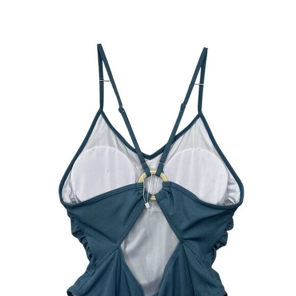 Women's Size Large High Cut One Piece Swimsuit - Picture 5 of 8